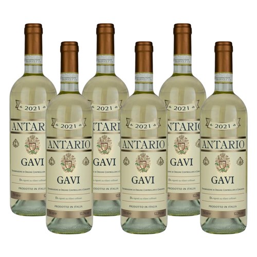 Case of 6 Antario Gavi 75cl White Wine
